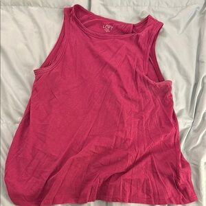 LOFT Women's Pink Sleeveless Top